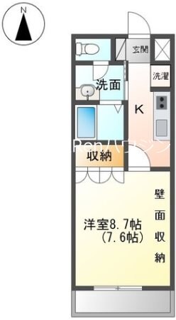 エクセルコート南島田の物件間取画像